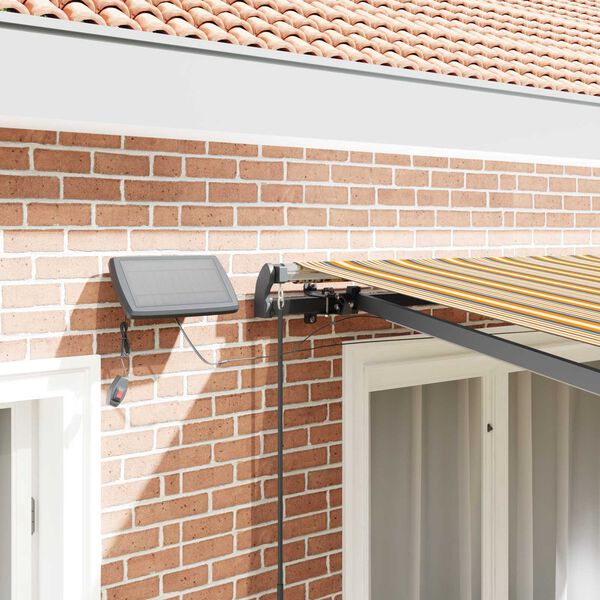 vidaXL Сгъваем навес Многоцветен 300 x 250 cm текстил