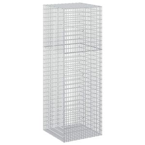vidaXL Габион с 5 мм тел и мрежа 5x2,5 см 50x50x150 см