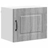 vidaXL Панел за миялна машина Kalmar Сив Сонома 50 x 31 x 40 см