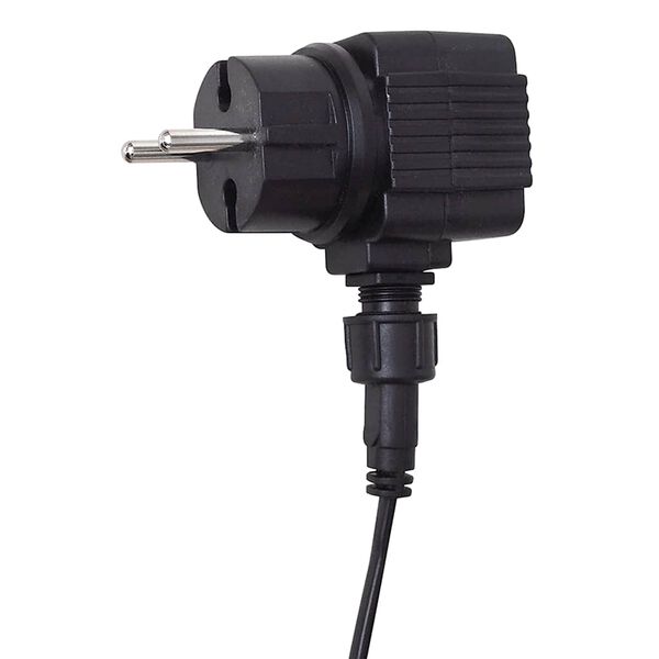 vidaXL Правоъгълен фонтан за басейн, LED, неръждаема стомана, 30 см