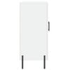 vidaXL Сайдборд, бял, 90x34x80 см, инженерно дърво