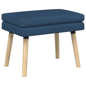 vidaXL Двойно легло Синьо 60 x 40 x 46 см Текстил