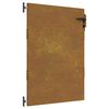 vidaXL Градинска порта 85x125 см, кортенова стомана