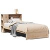 vidaXL Легло с рафтове за книги, без матрак, 75x190 см, бор масив