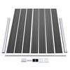 vidaXL Комплект оградни панели, WPC, 872x146 см, черен