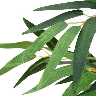 vidaXL Изкуствено бамбуково растение Twiggy със саксия 90 см