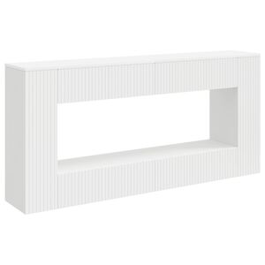 vidaXL Конзолна маса Бял 155 x 29 x 74 см Инженерен дървен материал