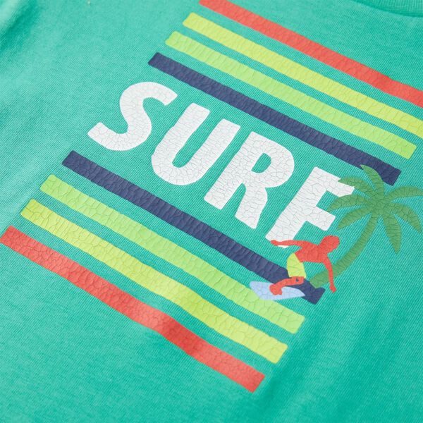 Детска тениска, зелена, 92