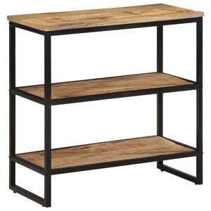 vidaXL Конзолна маса, 70x35x70 см, грубо мангово дърво масив