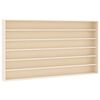 vidaXL Дървена колекционерска витрина с 6 рафта 100x9x55 см