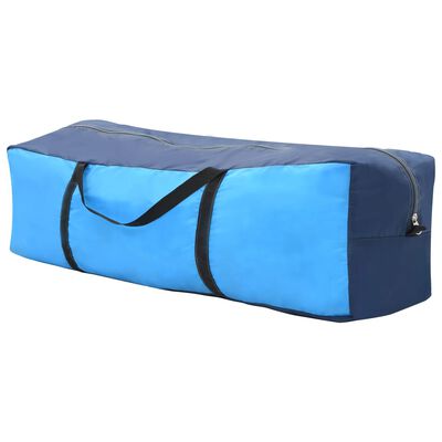 vidaXL Палатка за басейн, текстил, 590x520x250 см, синя