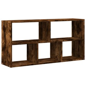 vidaXL Стенен рафт, опушен дъб, 100x25x50 см, инженерно дърво