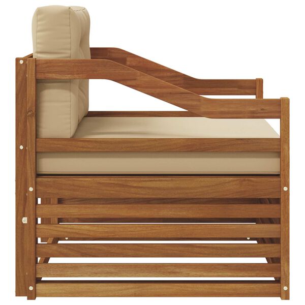 vidaXL Комплект дивани за открито Солидно акациево дърво Естествен