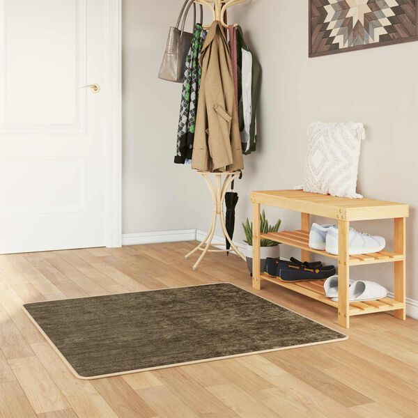 vidaXL Каса за килим MARSA Леснозелен 100 x 100 cm Полиестер и PVC