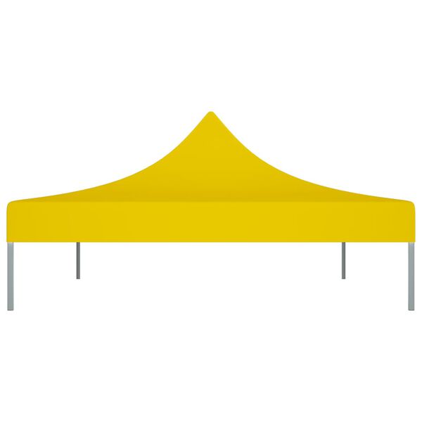 315374 vidaXL Party Tent Roof 4,5x3 m Yellow 270 g/m²