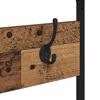 vidaXL Държач за дрехи Старо дърво 100 x 41 x 184 см Инженерно дърво