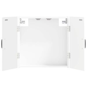 vidaXL Кабинет за дартборд HOORN Бяло 52,5 x 10,5 x 53,5 см