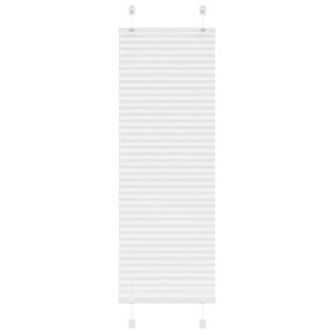 vidaXL Плисирана щора Бяла 40x100 cm Ширина на плата 39,4 cm