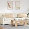 vidaXL Диван възглавници 2 pcs Крем 120 x 40 cm текстил