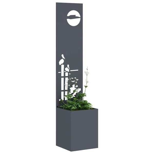 vidaXL Екран за градинска неприкосновеност Антрацит 32 x 140 см