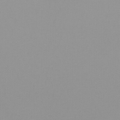 vidaXL Палетна възглавница, сива, 80x80x12 см, текстил