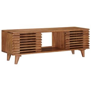 vidaXL ТВ шкаф със съхранение с врата Естествен 105 x 30 x 35 см