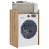 vidaXL Шкаф за пералня Дъб Артизан 67,5 x 48 x 97 см Инженерно дърво