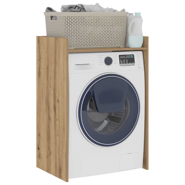 vidaXL Шкаф за пералня Дъб Артизан 67,5 x 48 x 97 см Инженерно дърво