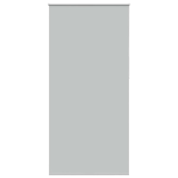vidaXL Ролкова щора Blackout Светло сиво 110x230 cm Ширина на плата