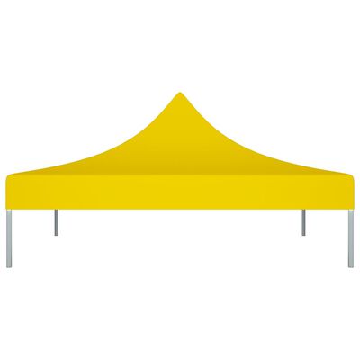 vidaXL Покривало за парти шатра, 3х3 м, жълто, 270 г/м²