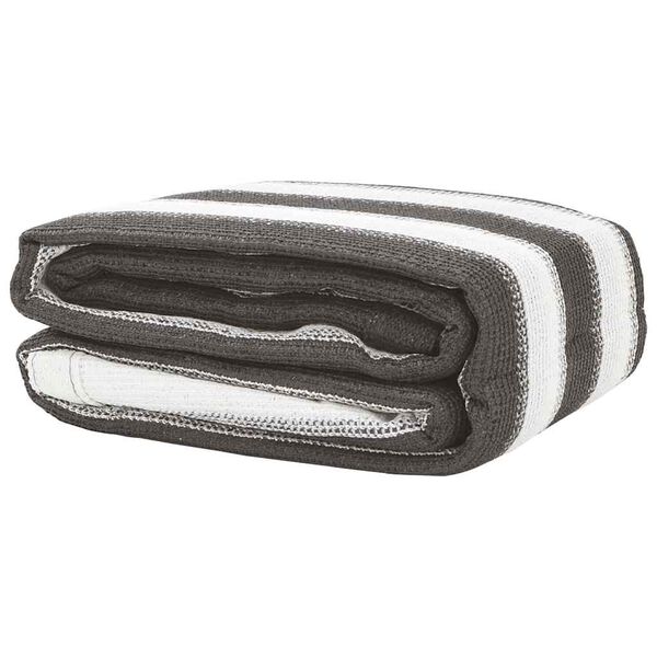 vidaXL Килим за палатка, 300x400 см, антрацит и бяло