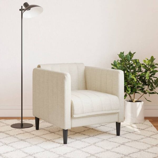 vidaXL Кресло, лен