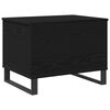 vidaXL Масичка за кафе Черен дъб 60 x 44,5 x 45 см