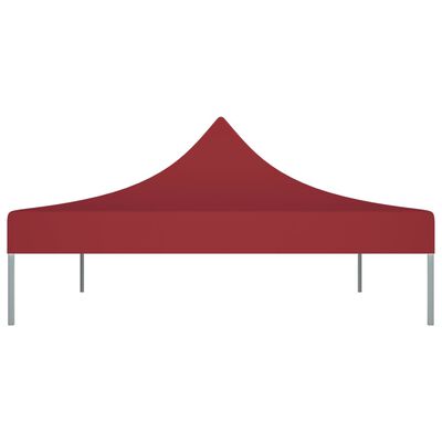 vidaXL Покривало за парти шатра, 4x3 м, бордо, 270 г/м²