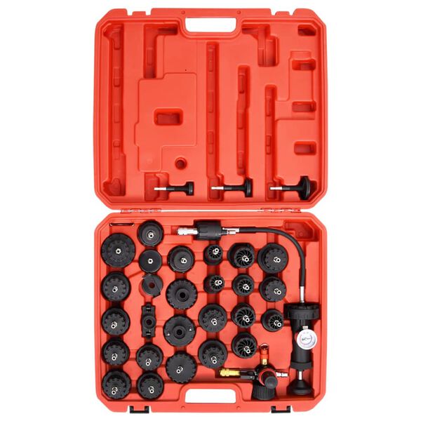 vidaXL Детектор за течове на вода в автомобилния резервоар от 32 части