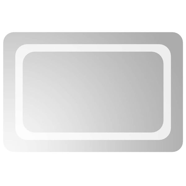 vidaXL LED огледало за баня, 60x40 см