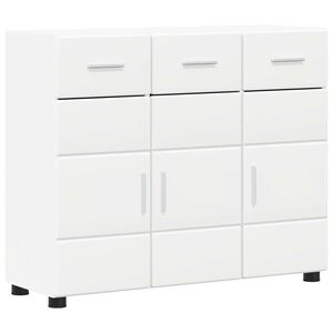 vidaXL Служебен шкаф FLORIN 88,5 x 30,5 x 73 см Бяло
