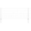 vidaXL Ограда с пост Сребрист 0,8 x 25 m Стомана