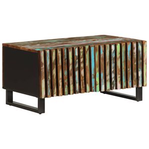 vidaXL Кафе маса, 80x51x40 см, масивна акация