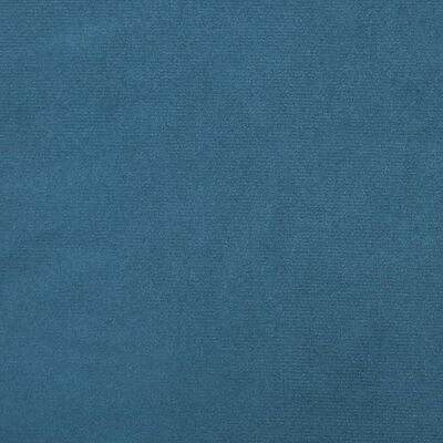 vidaXL Кресло, синьо, 63x76x80 см, кадифе