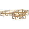 vidaXL Комплект дивани за открито 8 pcs Бяло 404 x 166,5 x 73 см