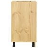 vidaXL За шкафове Меден 40 x 46 x 81,5 см Солидно борово дърво