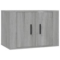 vidaXL ТВ шкаф за стенен монтаж, сив сонома, 57x34,5x40 см