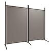 vidaXL Параван за стая, 2 панела, антрацит, 175x180 cм, текстил