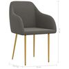 vidaXL Трапезни столове, 4 бр, тъмносиви, кадифе