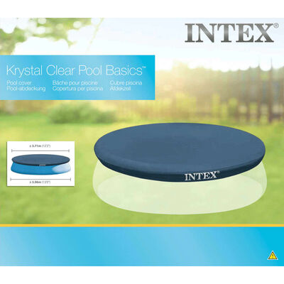 Intex Покривало за басейн кръгло 396 см 28026