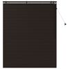vidaXL Венецианска щора Тъмен кафяв 125 x 160 см 35 mm