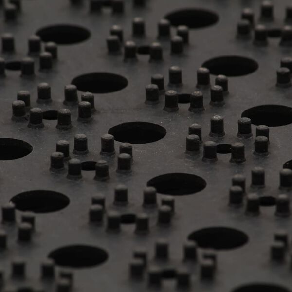 vidaXL Изтривалка за врата правоъгълна 40x60 см гума