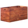 vidaXL Градинска повдигната леха, акациево дърво, 100x50x50 см