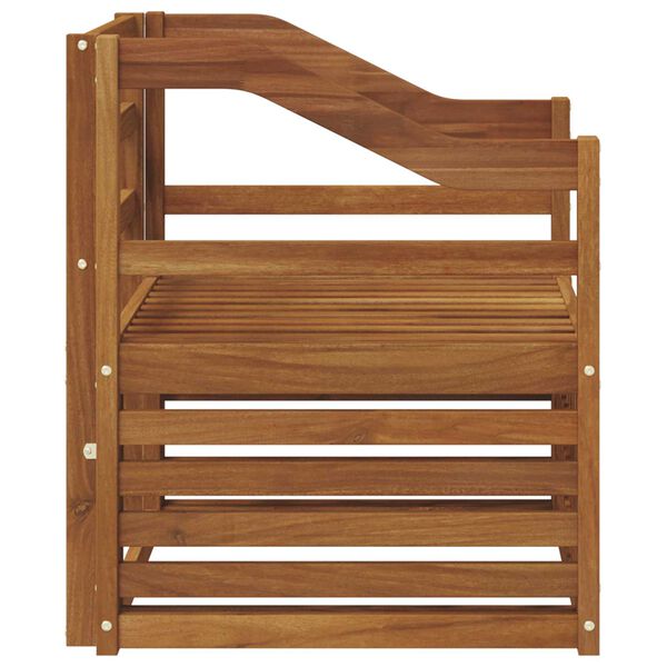 vidaXL Комплект дивани за открито Естествен 67 x 63 x 73 см